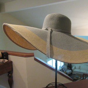 San Diego Hat Co. Wide Broad Brim Floppy Straw Hat